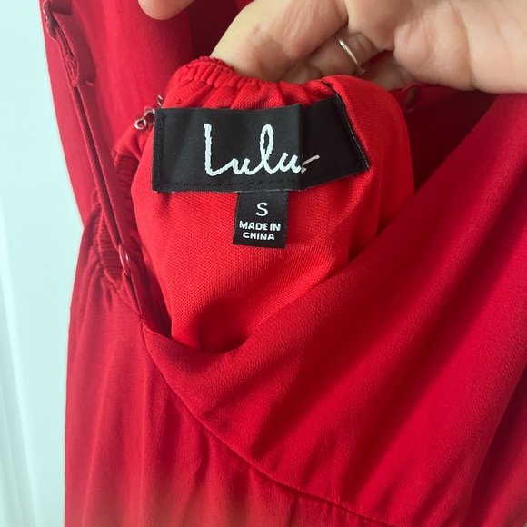 Lulus red Dress - Picture 4 of 5